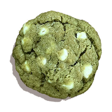 Photograph of a 'matchamania' cookie