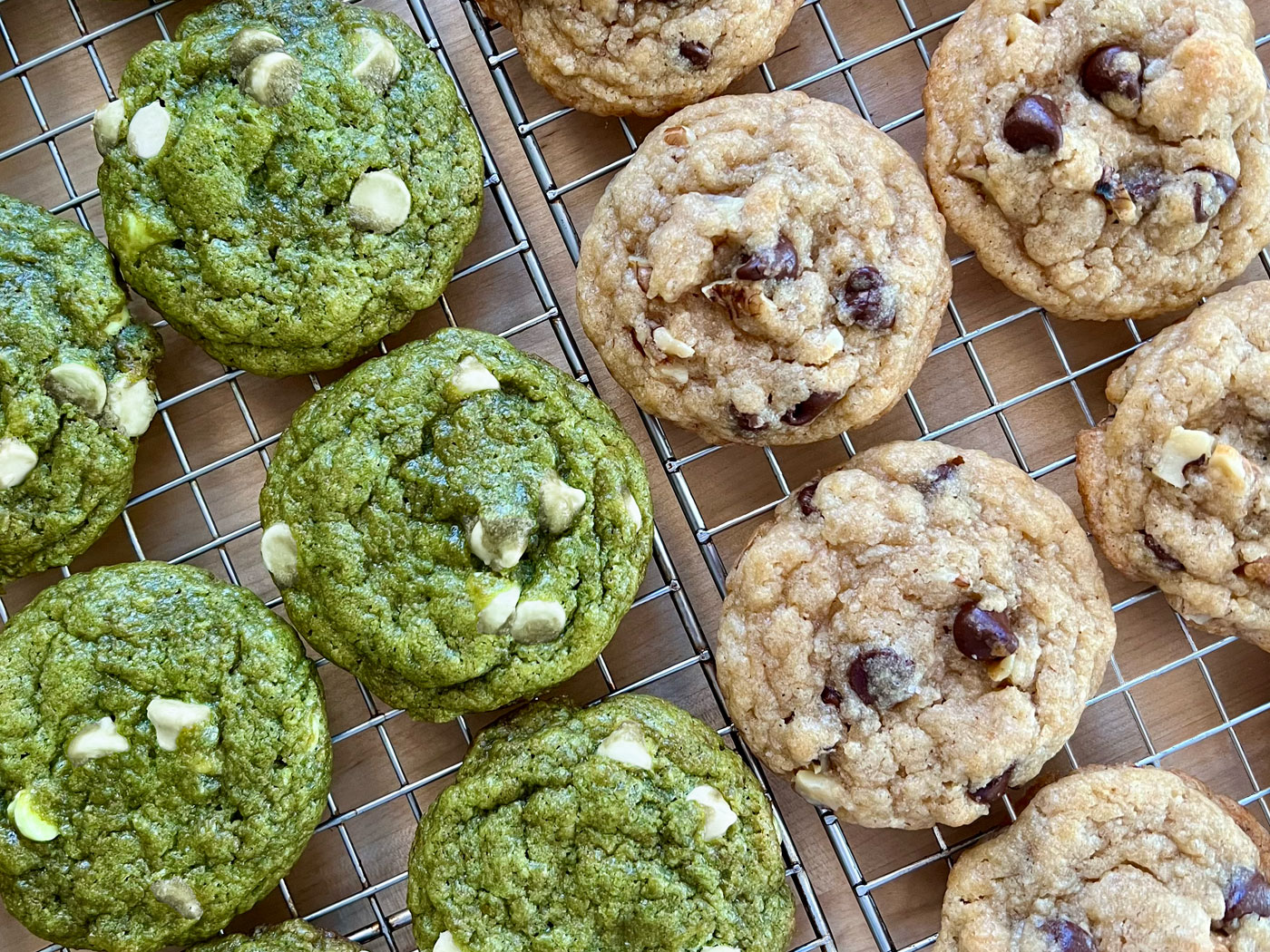Photograph of chocolate chip cookies by The Little Batch